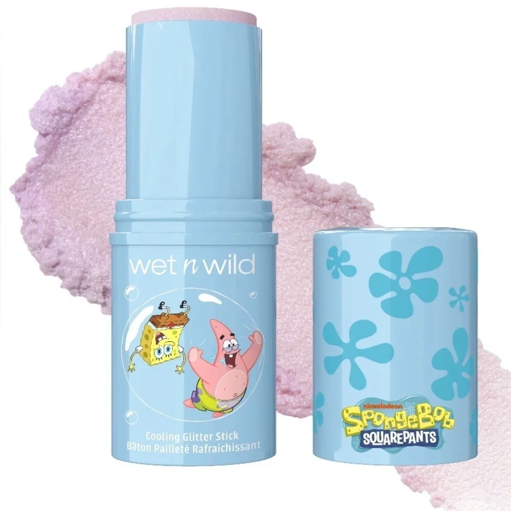 Wet N Wild SpongeBob Limited Edition Cooling Lip Oil Gloss & Glitter Stick Set